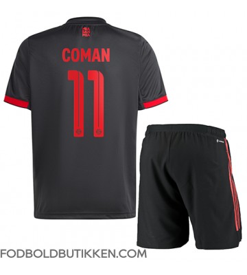 Bayern Munich Kingsley Coman #11 Tredjetrøje Børn 2022-23 Kortærmet (+ Korte bukser)